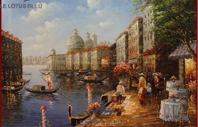 Góc nhỏ Venice trong những tác phẩm sơn dầu